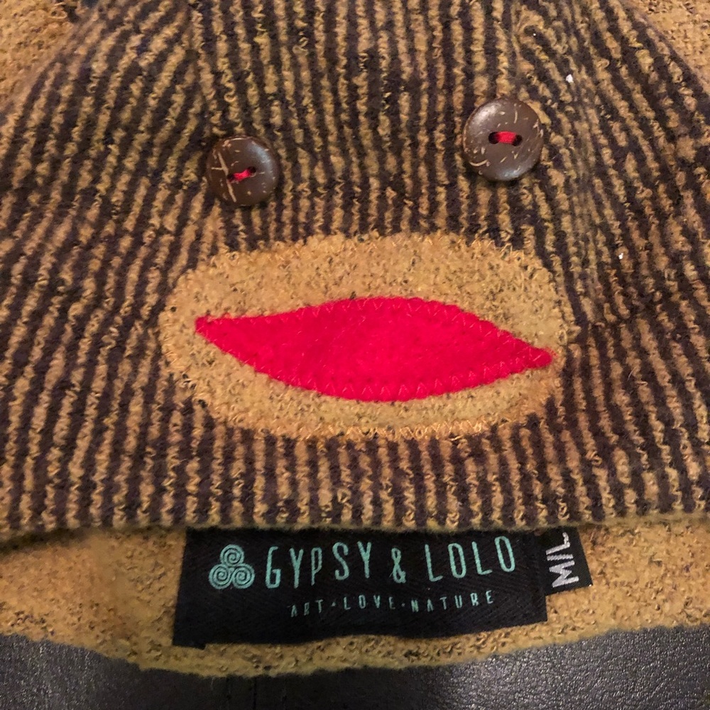 Gypsy and LoLo Kids Monkey Hat Size M/L